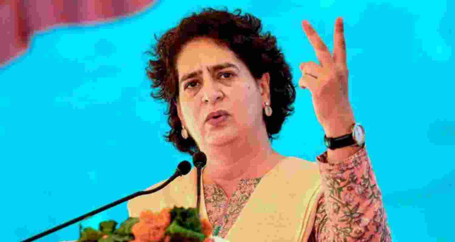 Congress leader Priyanka Gandhi Vadra - file image. Congress leader Priyanka Gandhi Vadra - file image.