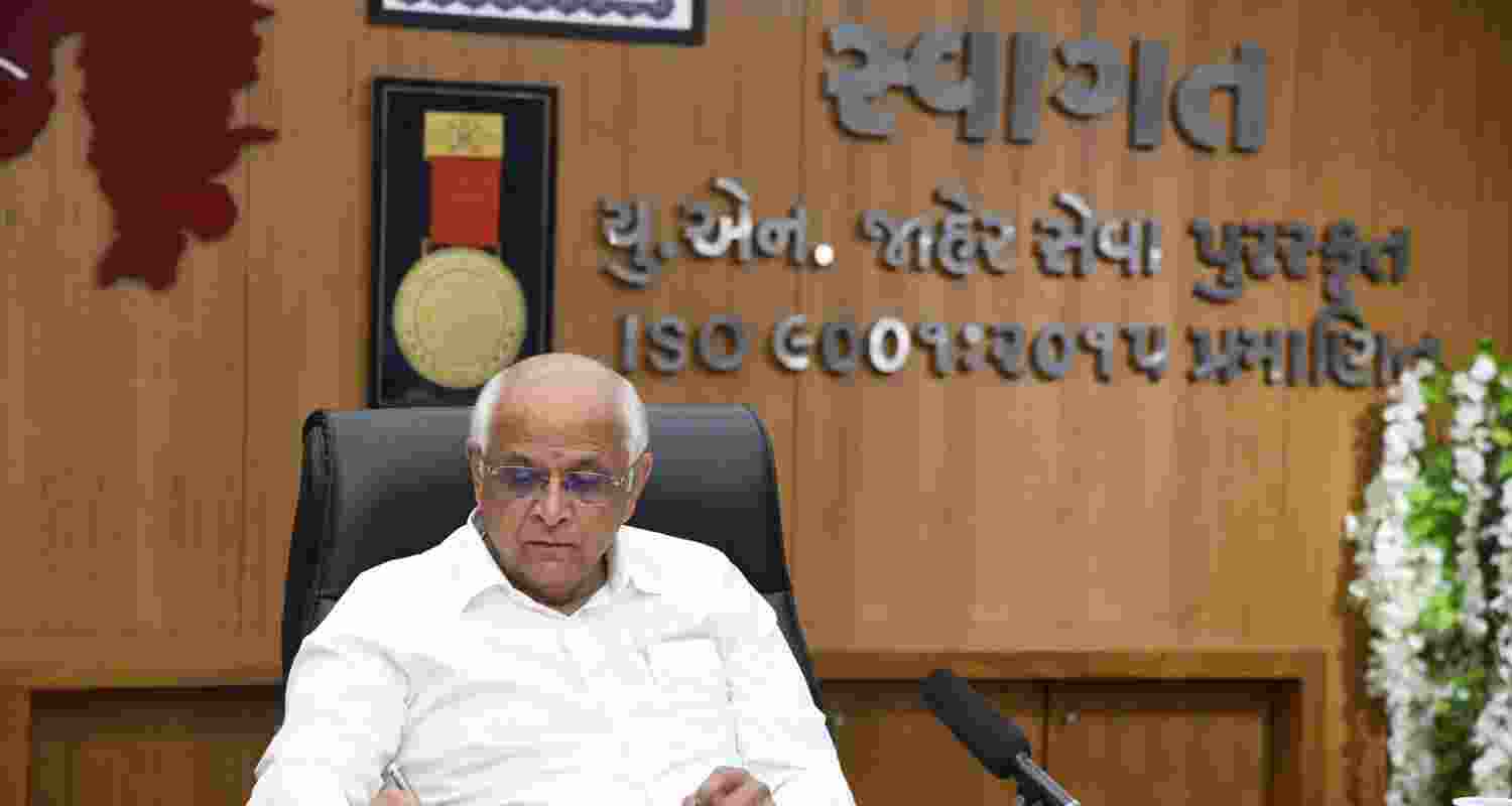 Gujarat Chief Minister Bhupendra Patel - file image. Gujarat Chief Minister Bhupendra Patel - file image.