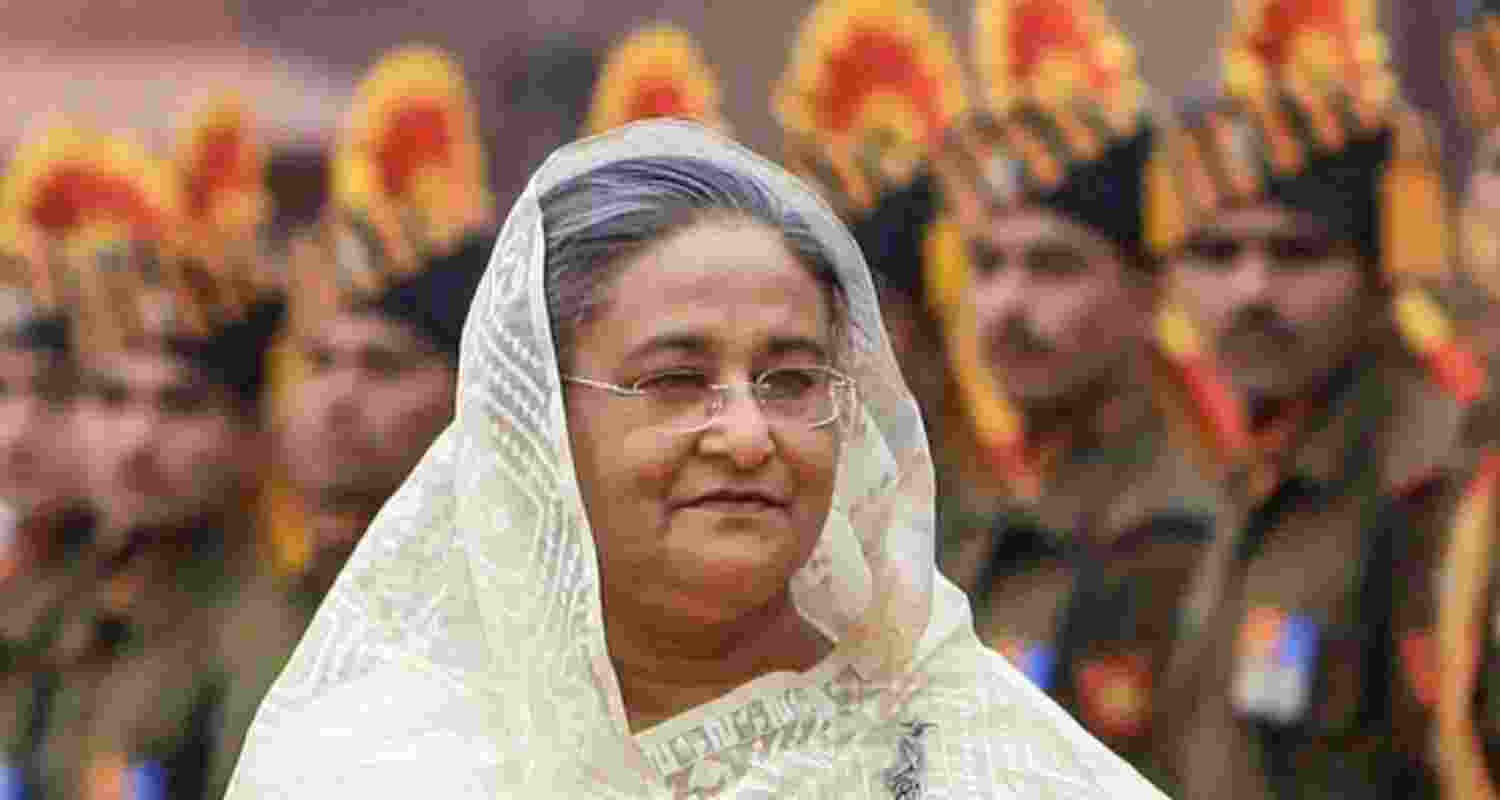 A file photo of Bangladesh former Prime Minister Sheikh Hasina. A file photo of Bangladesh former Prime Minister Sheikh Hasina.