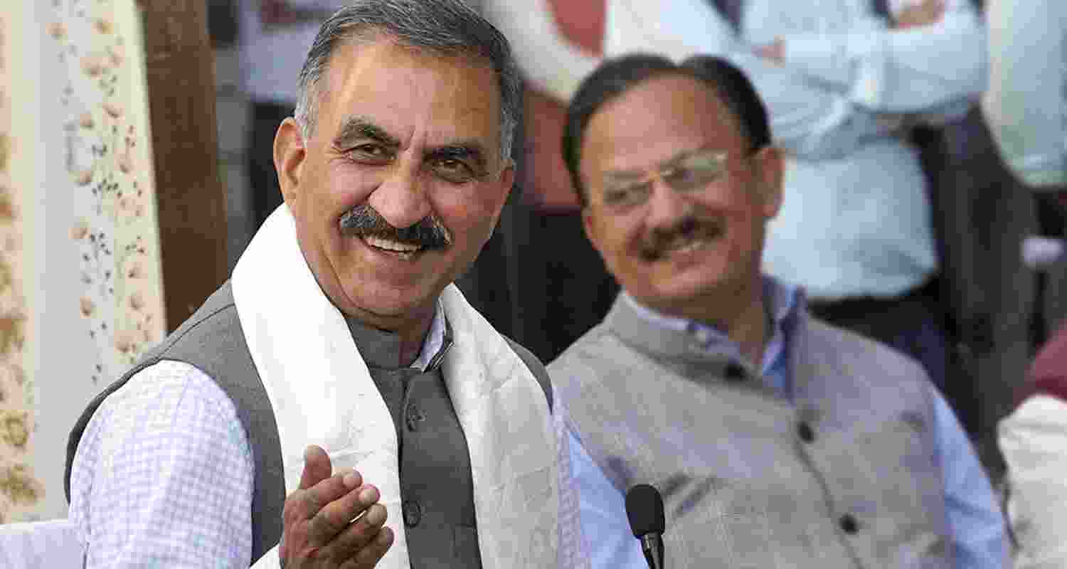 Himachal Pradesh Chief Minister Sukhvinder Singh Sukhu.. Himachal Pradesh Chief Minister Sukhvinder Singh Sukhu..