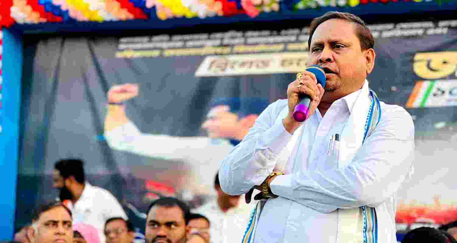 Expelled TMC MLA Humayun Kabir. Expelled TMC MLA Humayun Kabir.