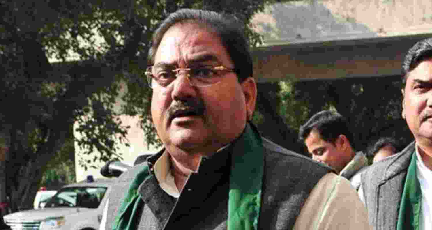 Indian National Lok Dal chief Abhay Singh Chautala. Indian National Lok Dal chief Abhay Singh Chautala.