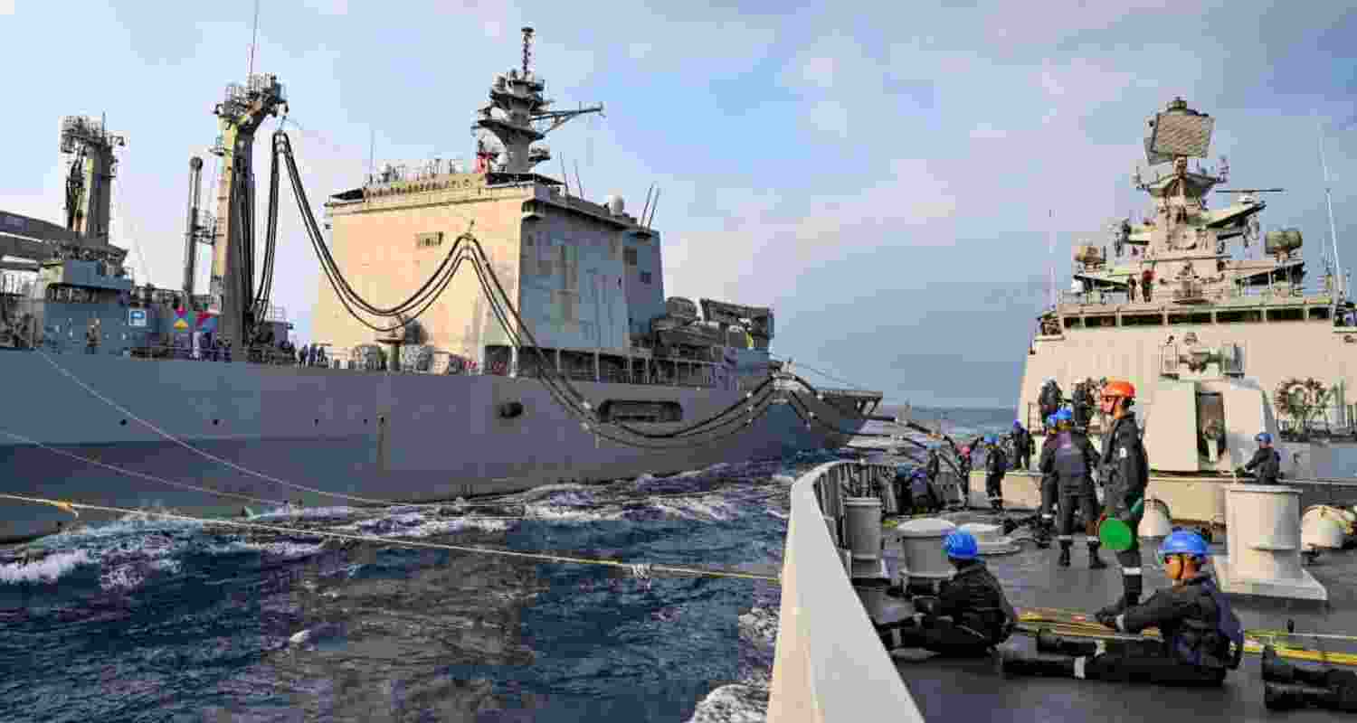 INS Sahyadri participated in the Sea phase of JAIMEX-25 from 16 to 18 October 2025. INS Sahyadri participated in the Sea phase of JAIMEX-25 from 16 to 18 October 2025.