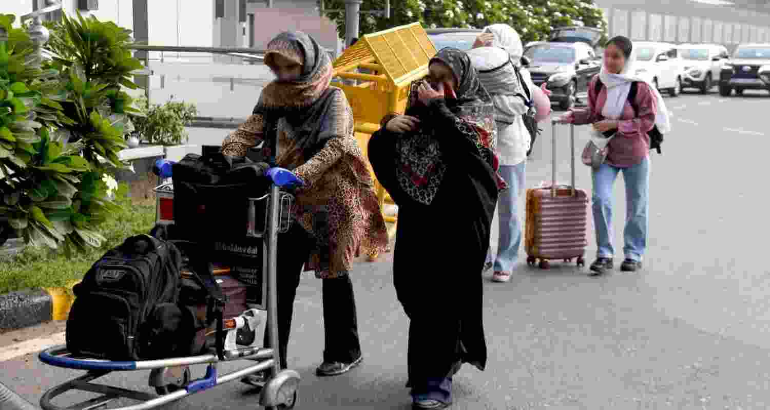 Representational image of students evacuated from Iran - file image. Representational image of students evacuated from Iran - file image.
