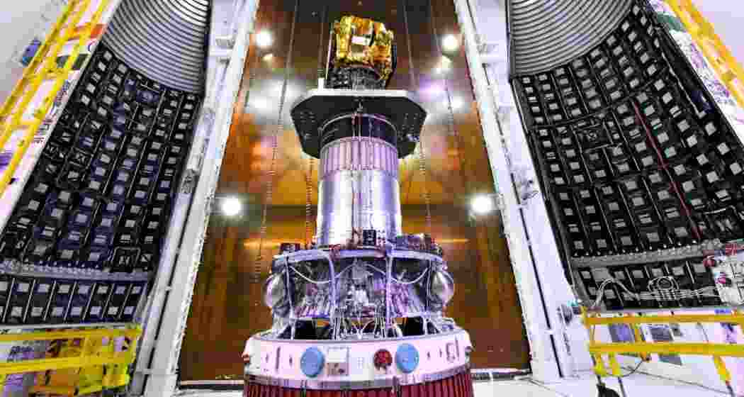 EOS-N1 hyperspectral satellite before encapsulation within the PSLV-C62 payload fairing for ISRO’s January 12 launch from Sriharikota, alongside 15 co-passengers including the Northeast’s LACHIT-1. EOS-N1 hyperspectral satellite before encapsulation within the PSLV-C62 payload fairing for ISRO’s January 12 launch from Sriharikota, alongside 15 co-passengers including the Northeast’s LACHIT-1.
