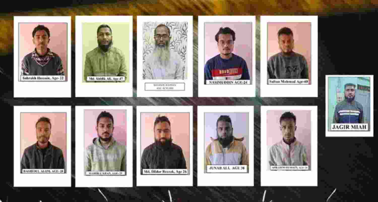 11 held in Assam, Tripura for alleged links with B’deshi jihadis 11 held in Assam, Tripura for alleged links with B’deshi jihadis
