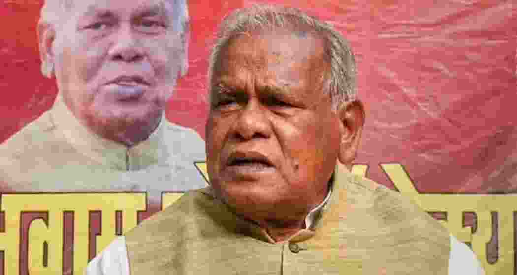 Union Minister Jitan Ram Manjhi during a public interaction in Bihar. Union Minister Jitan Ram Manjhi during a public interaction in Bihar.