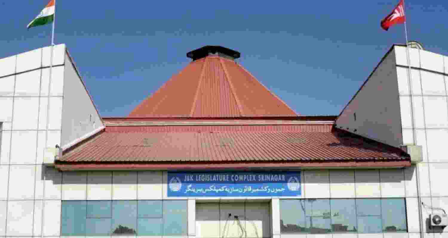 MLAs arriving at the legislative assembly complex to cast their votes. MLAs arriving at the legislative assembly complex to cast their votes.