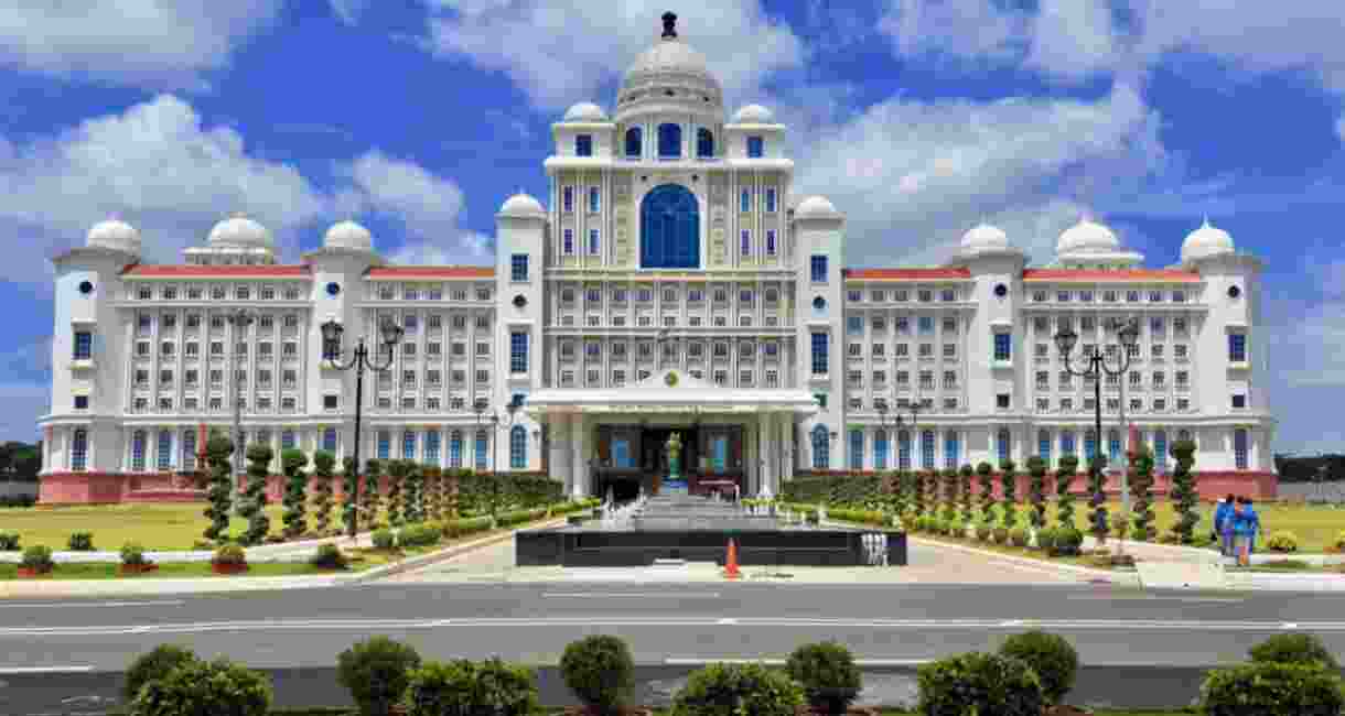 Telangana Secretariat. Telangana Secretariat.
