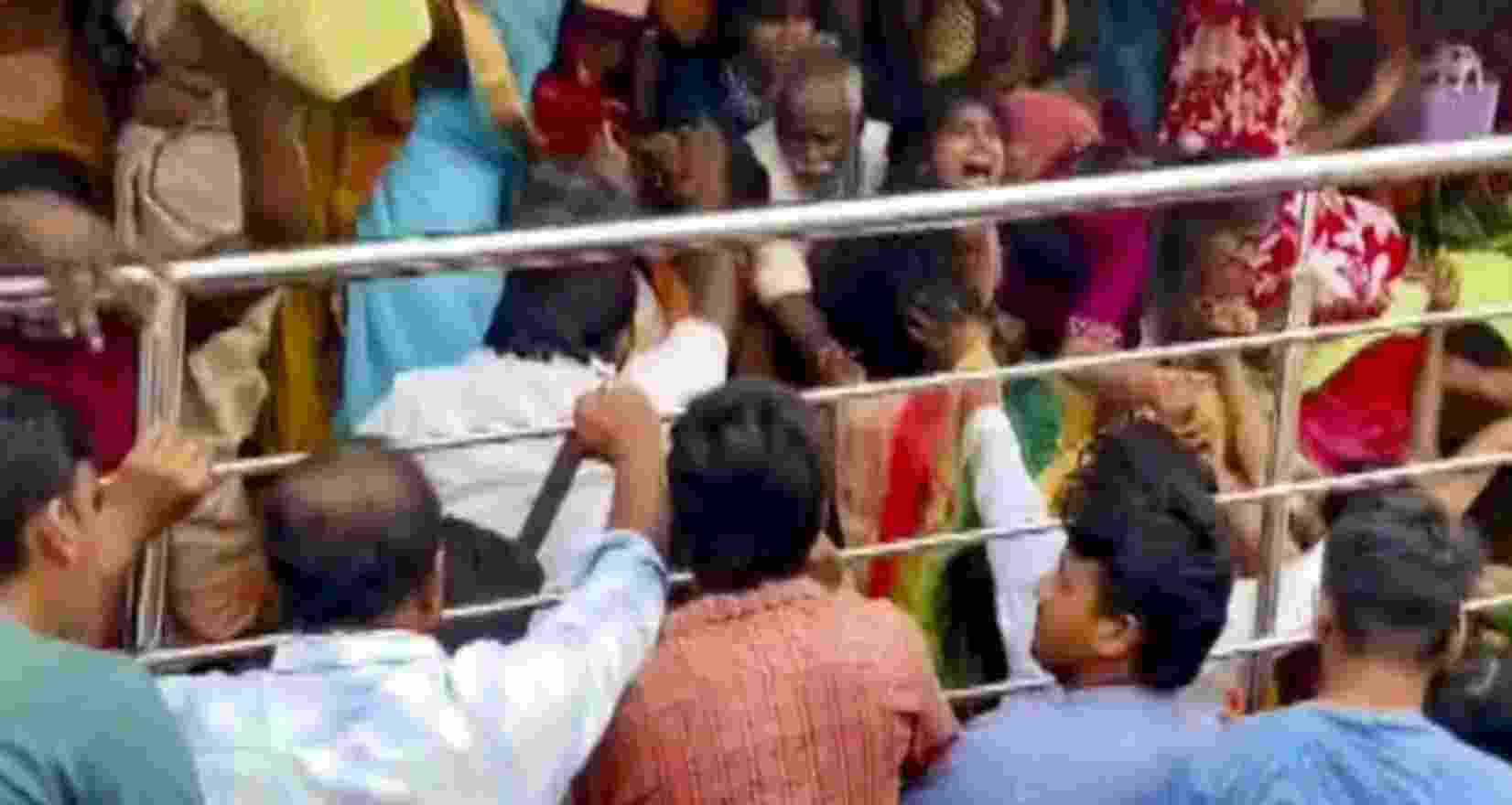 Venkateswara temple founder blames crowd after stampede kills 9 Venkateswara temple founder blames crowd after stampede kills 9