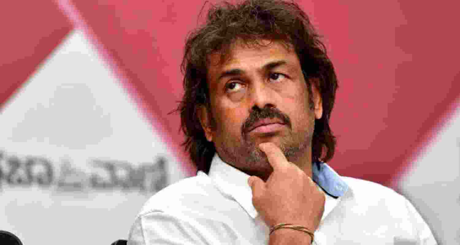 Madhu Bangarappa, the Karnataka Education Minister, is in trouble for his response to a youngster who asked him about Kannada. Photo credit - X. Madhu Bangarappa, the Karnataka Education Minister, is in trouble for his response to a youngster who asked him about Kannada. Photo credit - X.