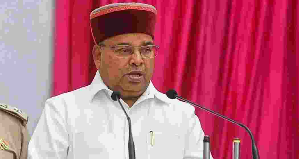 A file photo of Karnataka Governor Thaawarchand Gehlot. A file photo of Karnataka Governor Thaawarchand Gehlot.