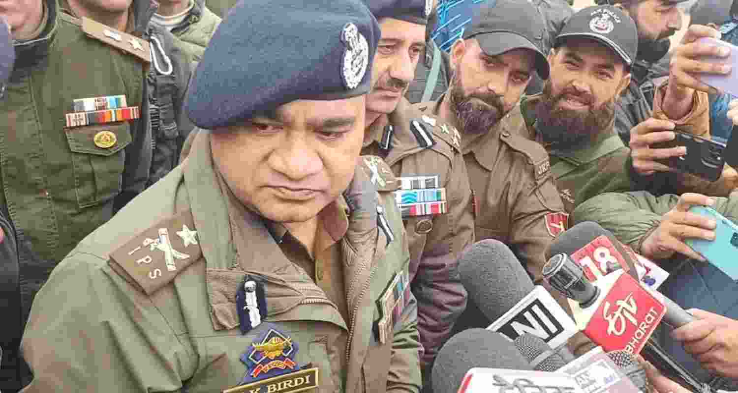 Kashmir Police chief V K Birdi Kashmir Police chief V K Birdi