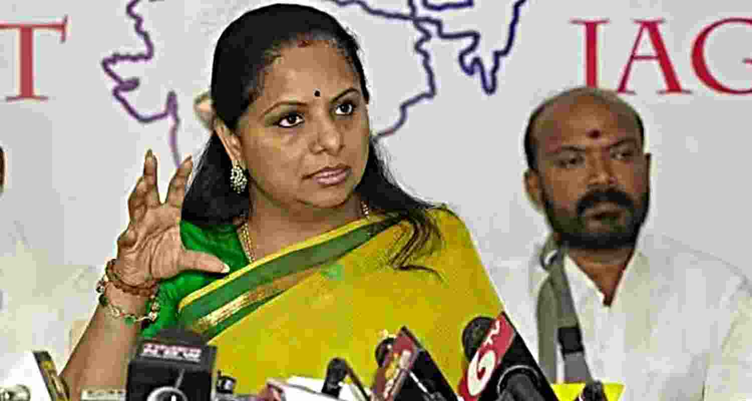 President of Telangana Jagruthi, K Kavitha - file image President of Telangana Jagruthi, K Kavitha - file image