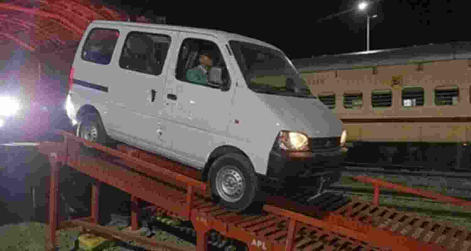Mizoram gets first consignment of rail-carried automobiles Mizoram gets first consignment of rail-carried automobiles
