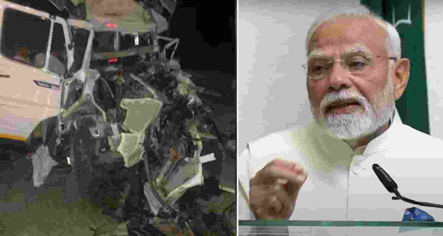 According to officials, all victims were residents of Nainchi Bagh near Chandpol Bada Ramdevra in Jodhpur. They were returning from Bikaner's Kolayat temple after offering prayers at the Kapil Muni Ashram on the occasion of Devuthani Ekadashi. According to officials, all victims were residents of Nainchi Bagh near Chandpol Bada Ramdevra in Jodhpur. They were returning from Bikaner's Kolayat temple after offering prayers at the Kapil Muni Ashram on the occasion of Devuthani Ekadashi.