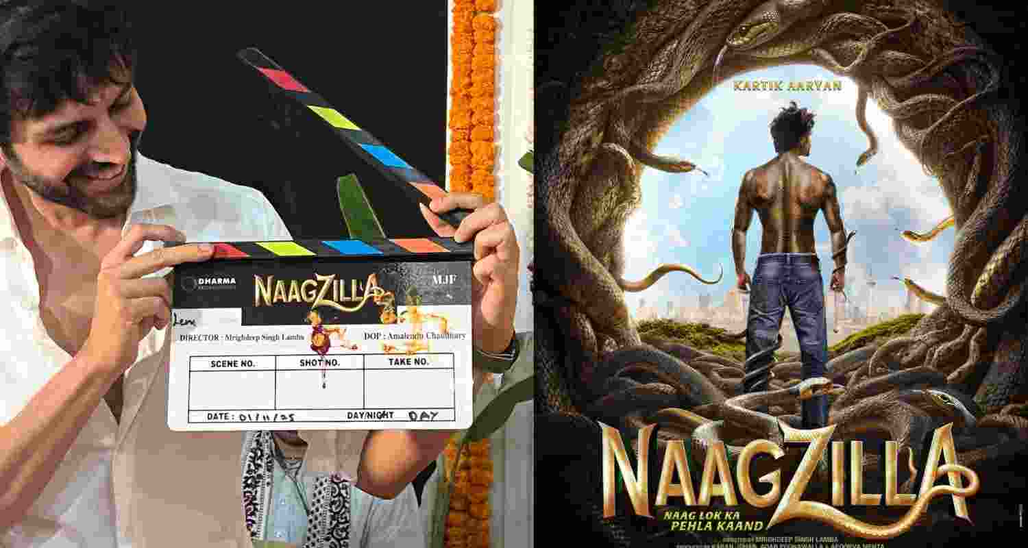 Kartik Aaryan begins shooting for his new film Naagzilla.  Kartik Aaryan begins shooting for his new film Naagzilla.