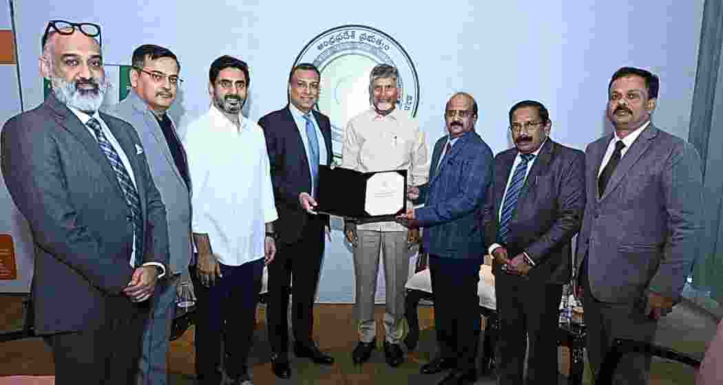 Chief Minister Chandrababu Naidu with European delegates at the India-Europe Business Roundtable in Visakhapatnam. Chief Minister Chandrababu Naidu with European delegates at the India-Europe Business Roundtable in Visakhapatnam.