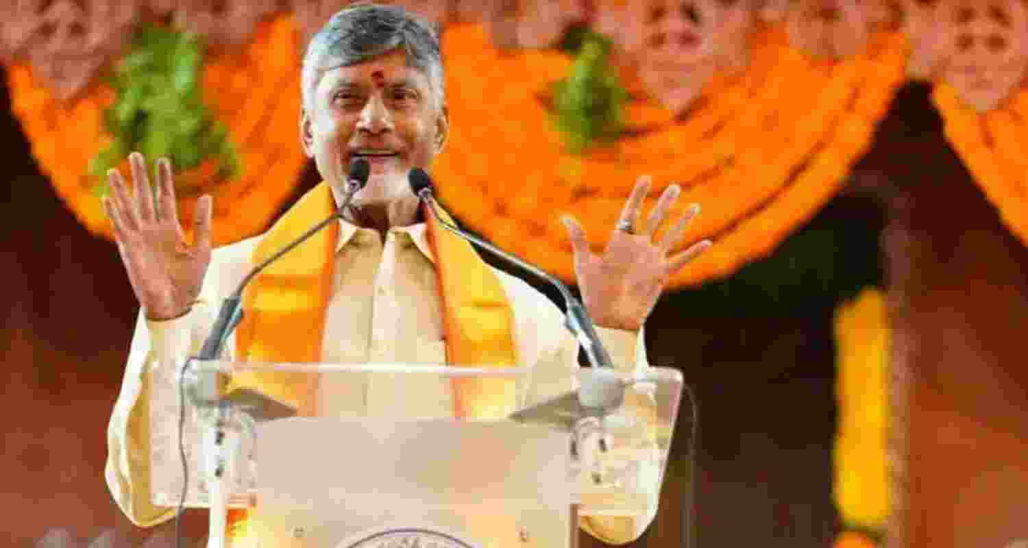 Andhra Pradesh Chief Minister N Chandrababu Naidu - file image. Andhra Pradesh Chief Minister N Chandrababu Naidu - file image.