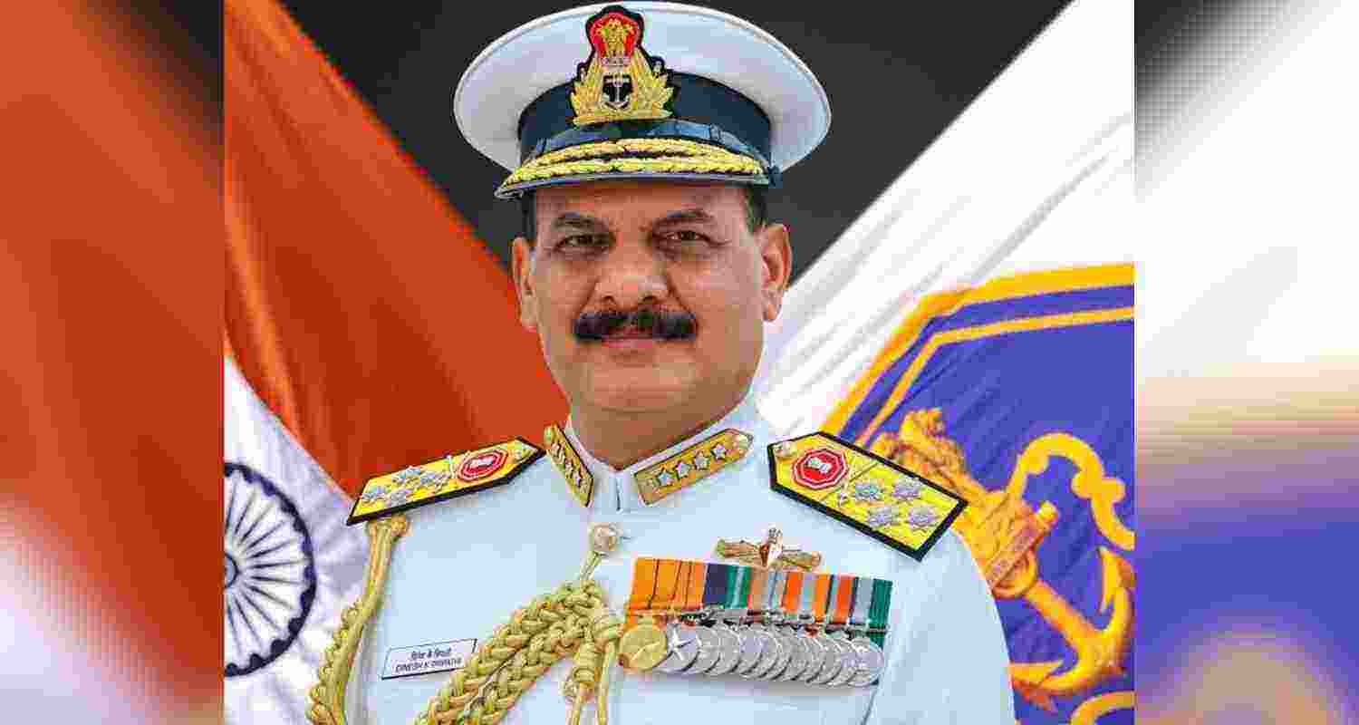 Navy Chief Admiral Dinesh K Tripathi begins a six-day US visit Navy Chief Admiral Dinesh K Tripathi begins a six-day US visit
