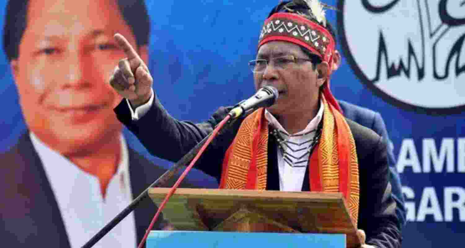 Former Meghalaya chief minister and Meghalaya TMC leader Mukul Sangma - file image. Former Meghalaya chief minister and Meghalaya TMC leader Mukul Sangma - file image.