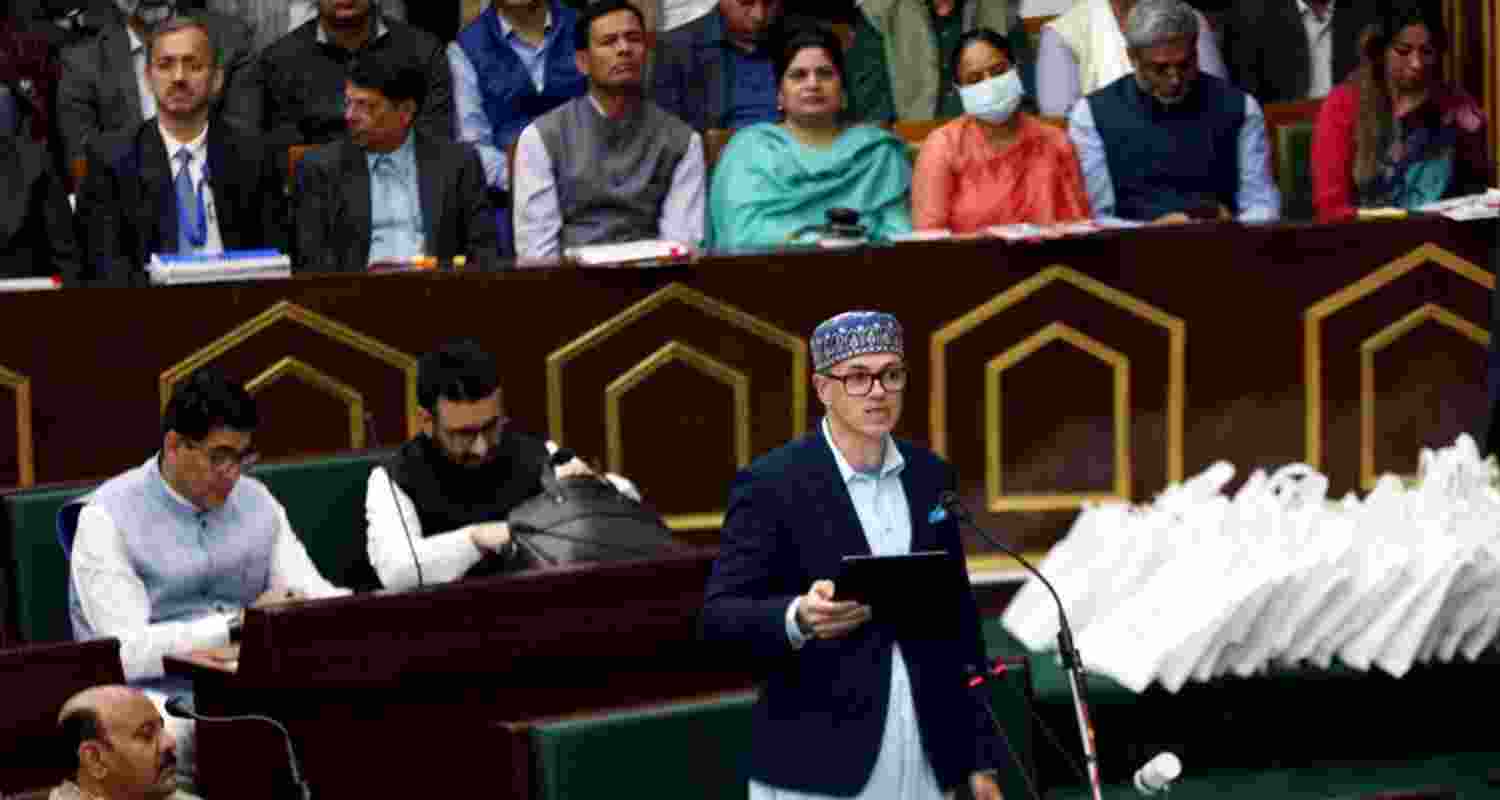 J&K CM Omar Abdullah unveils Rs 1.12 lakh cr Budget 2025-26 J&K CM Omar Abdullah unveils Rs 1.12 lakh cr Budget 2025-26