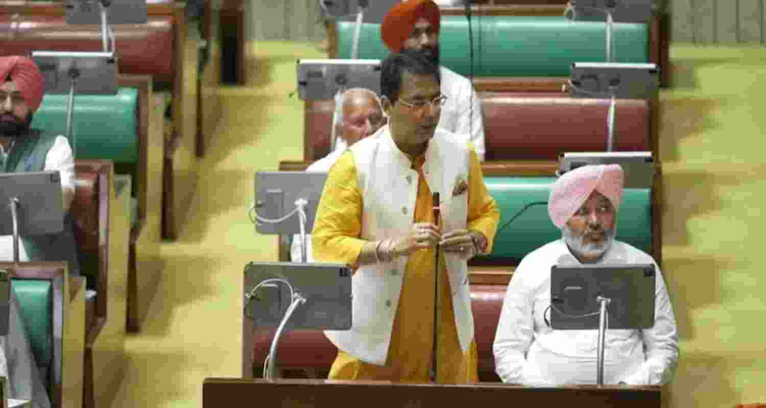 Punjab Assembly pays tribute to Abohar bizman Sanjay Verma. Punjab Assembly pays tribute to Abohar bizman Sanjay Verma.