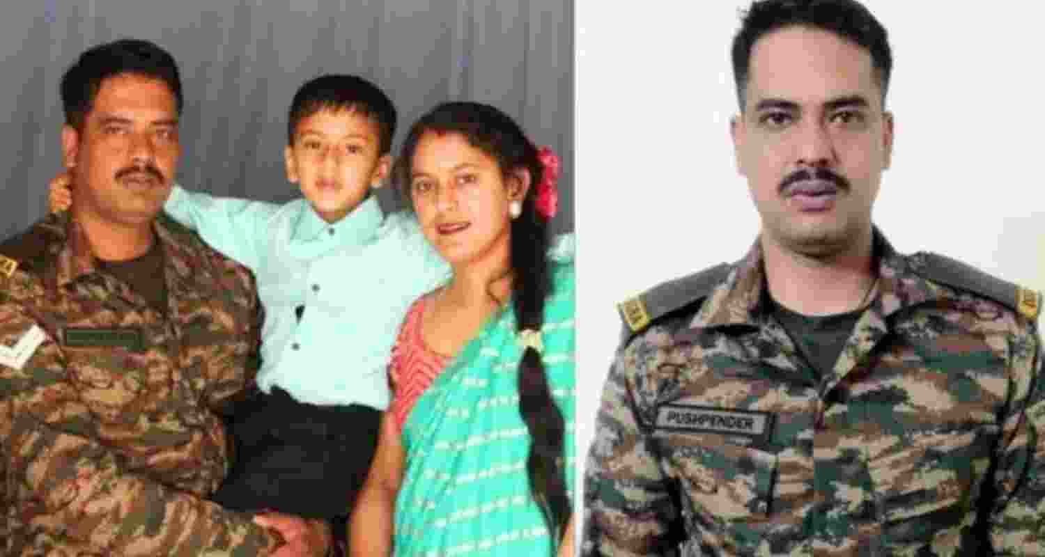 Pushpendra was posted in Assam and was serving in the 19 Dogra Regiment. On Monday, while on duty, a storm struck and a heavy tree branch fell on him. He couldn’t survive the injuries. Pushpendra was posted in Assam and was serving in the 19 Dogra Regiment. On Monday, while on duty, a storm struck and a heavy tree branch fell on him. He couldn’t survive the injuries.
