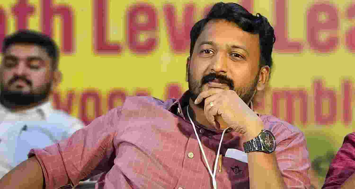 Former Palakkad MLA, Rahul Mamkootathil - file image. Former Palakkad MLA, Rahul Mamkootathil - file image.