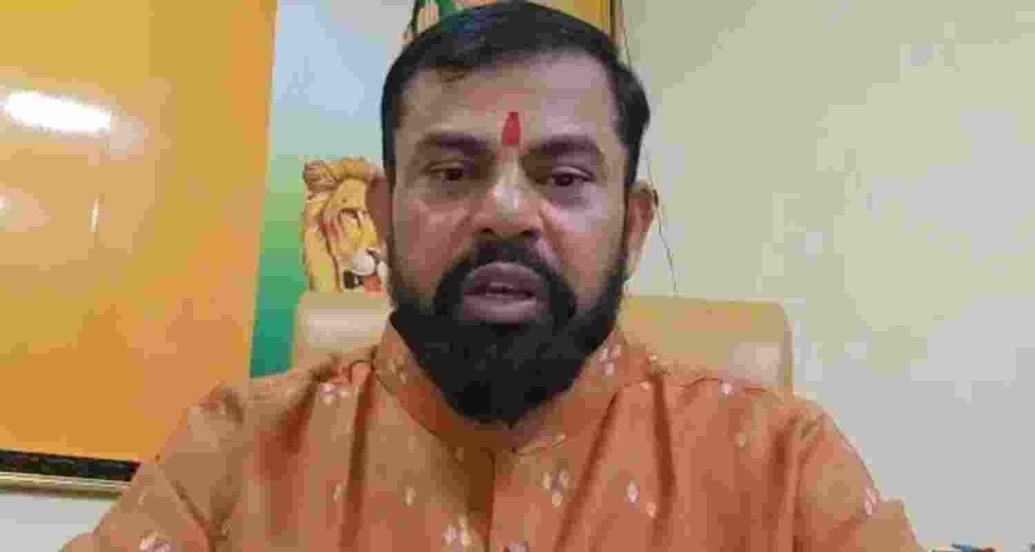 Goshamahal MLA T Raja Singh - file image. Goshamahal MLA T Raja Singh - file image.