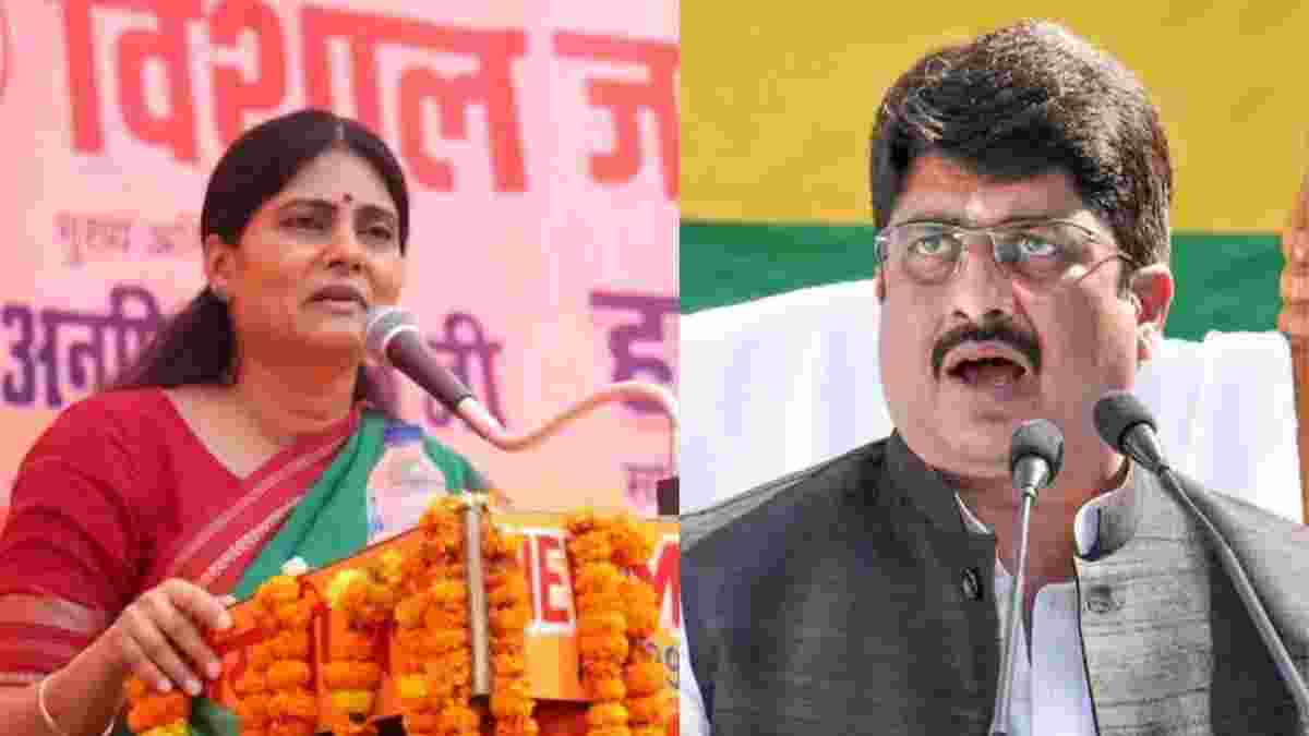 Apna Dal (S) Leader Anupriya Patel and Kunda MLA lock horns in Eastern UP Apna Dal (S) Leader Anupriya Patel and Kunda MLA lock horns in Eastern UP