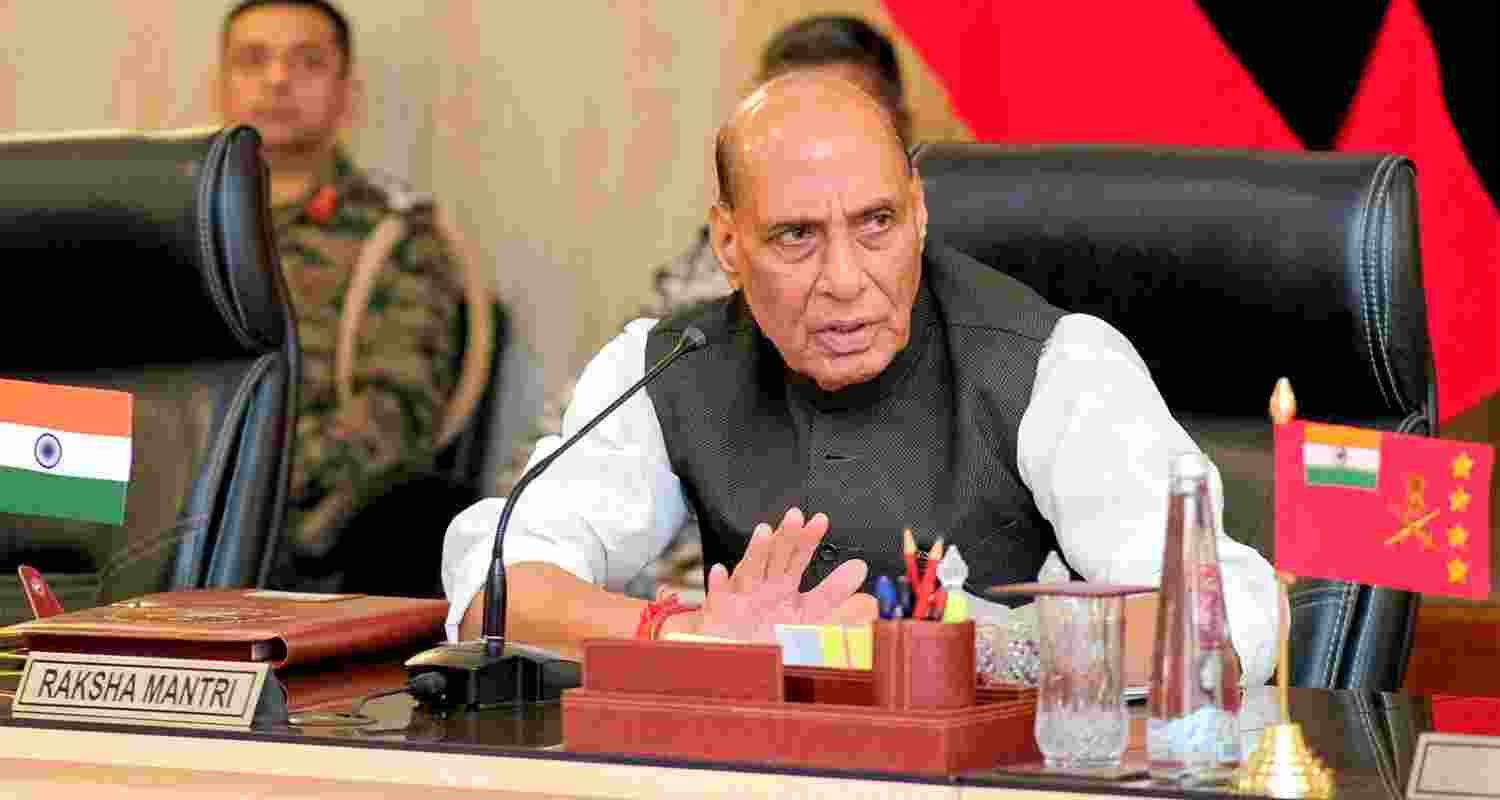 Defence Minister Rajnath Singh. (File Photo) Defence Minister Rajnath Singh. (File Photo)