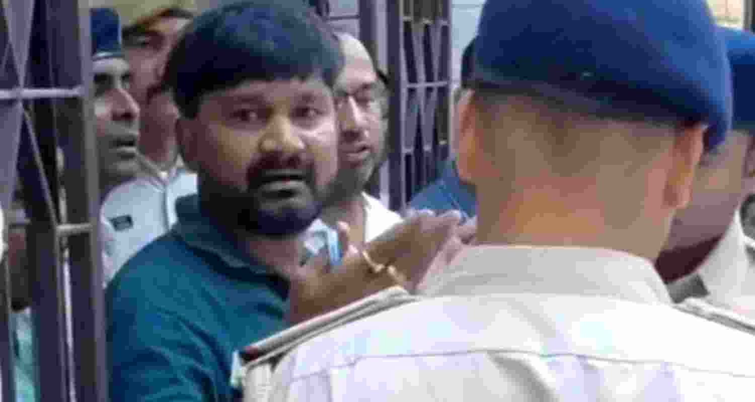 According to police sources, Satyendra Sah was taken into custody moments after submitting his nomination papers on Monday. Sasaram police detained him outside the returning officer’s office and handed him over to Garhwa police, who later sent him to judicial custody. According to police sources, Satyendra Sah was taken into custody moments after submitting his nomination papers on Monday. Sasaram police detained him outside the returning officer’s office and handed him over to Garhwa police, who later sent him to judicial custody.