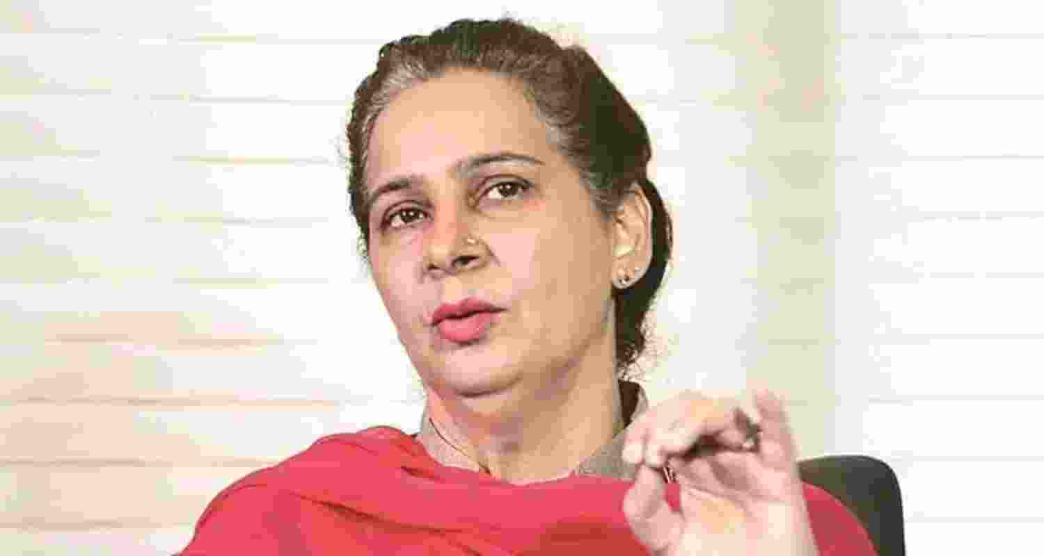 Former MLA Navjot Kaur Sidhu, who has been suspended from the Congress over her “Rs 500 crore for chief minister’s chair” remark. Former MLA Navjot Kaur Sidhu, who has been suspended from the Congress over her “Rs 500 crore for chief minister’s chair” remark.