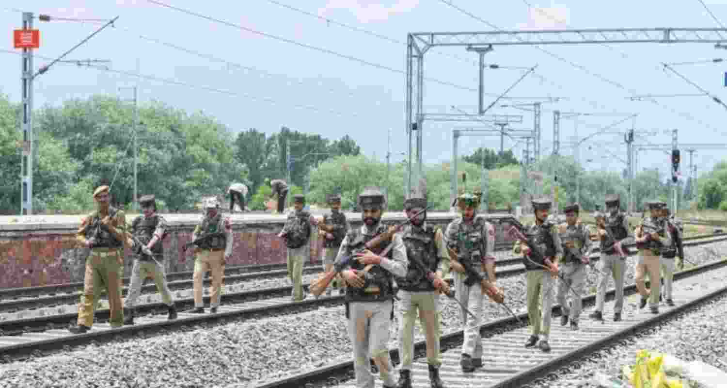 Security beefed up across J&K ahead of PM Modi’s visit. Security beefed up across J&K ahead of PM Modi’s visit.