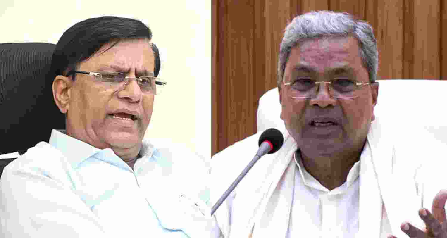 Economic Adviser to Karnataka Chief Minister Siddaramaiah, Basavaraj Rayareddy (left) and the CM. Economic Adviser to Karnataka Chief Minister Siddaramaiah, Basavaraj Rayareddy (left) and the CM.