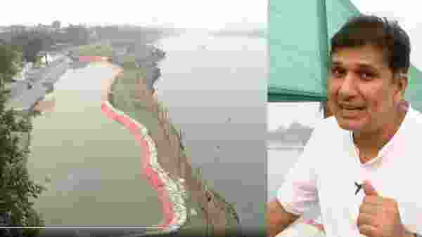 AAP accuses BJP of creating 'fake' Yamuna ghat for PM Modi AAP accuses BJP of creating 'fake' Yamuna ghat for PM Modi