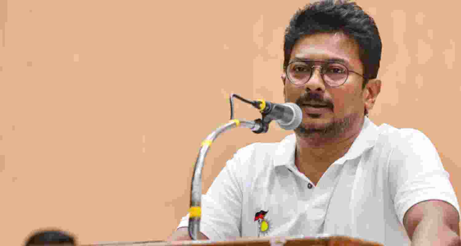 Tamil Nadu Deputy Chief Minister Udhayanidhi Stalin - file image. Tamil Nadu Deputy Chief Minister Udhayanidhi Stalin - file image.