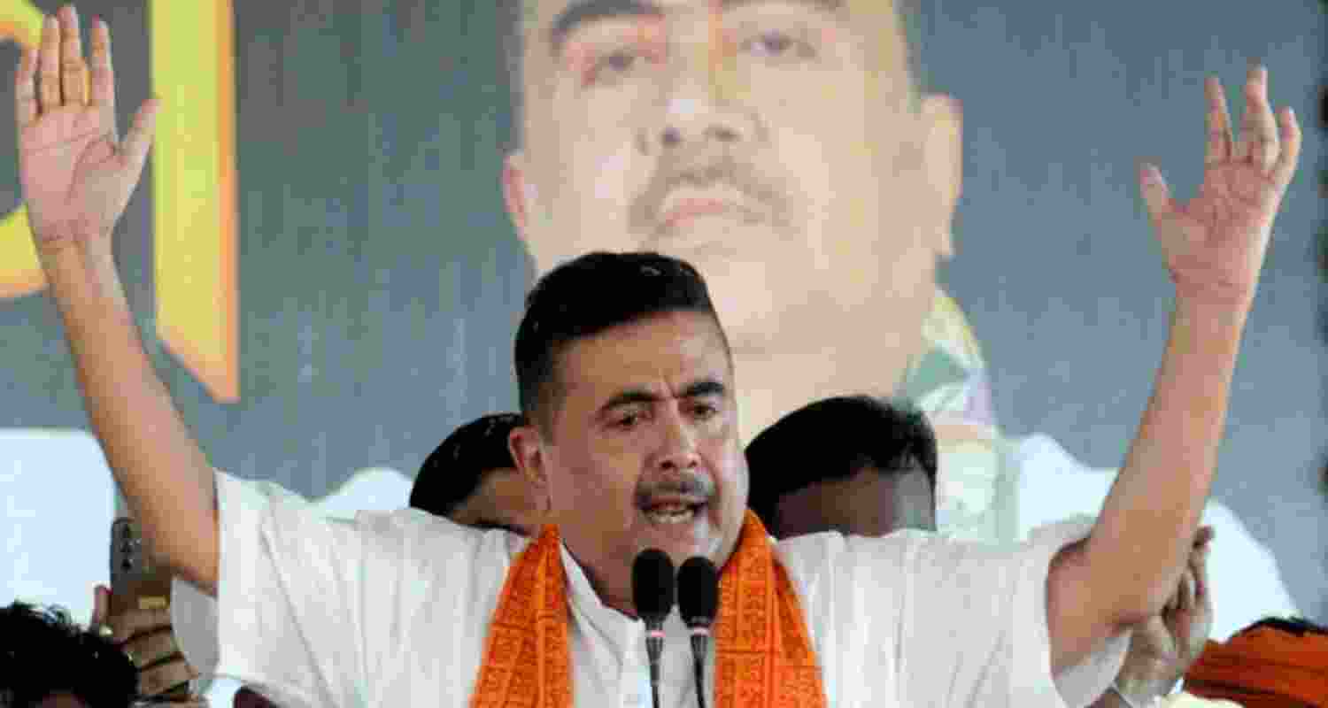 Leader of Opposition in the West Bengal Legislative Assembly, Suvendu Adhikari - file image. Leader of Opposition in the West Bengal Legislative Assembly, Suvendu Adhikari - file image.