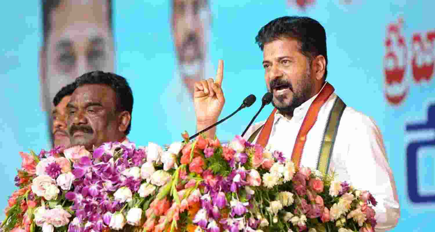 Telangana Chief Minister A Revanth Reddy - file image. Telangana Chief Minister A Revanth Reddy - file image.