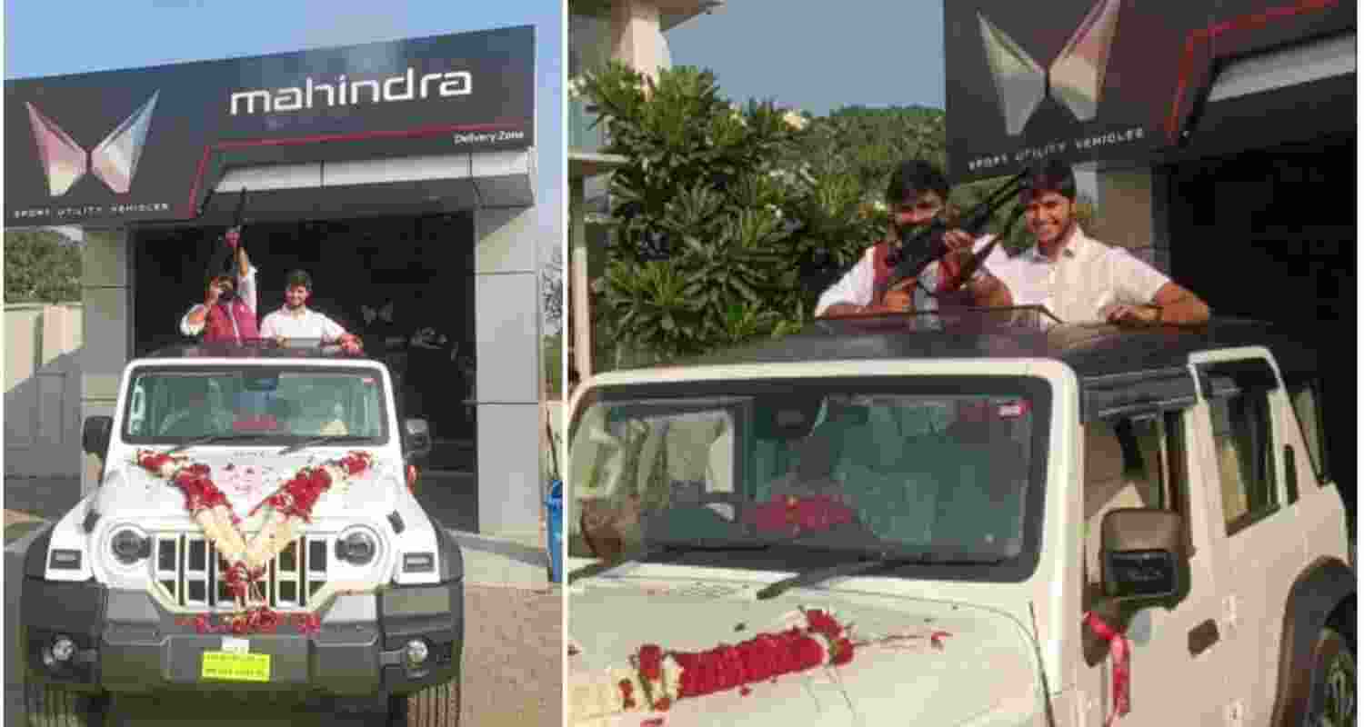 Man fires rifle shots for Thar purchase, video reported Man fires rifle shots for Thar purchase, video reported