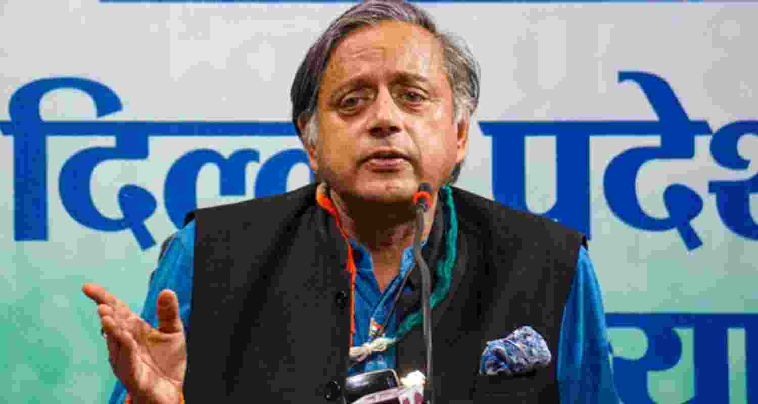 Congress MP Shashi Tharoor - file image. Congress MP Shashi Tharoor - file image.
