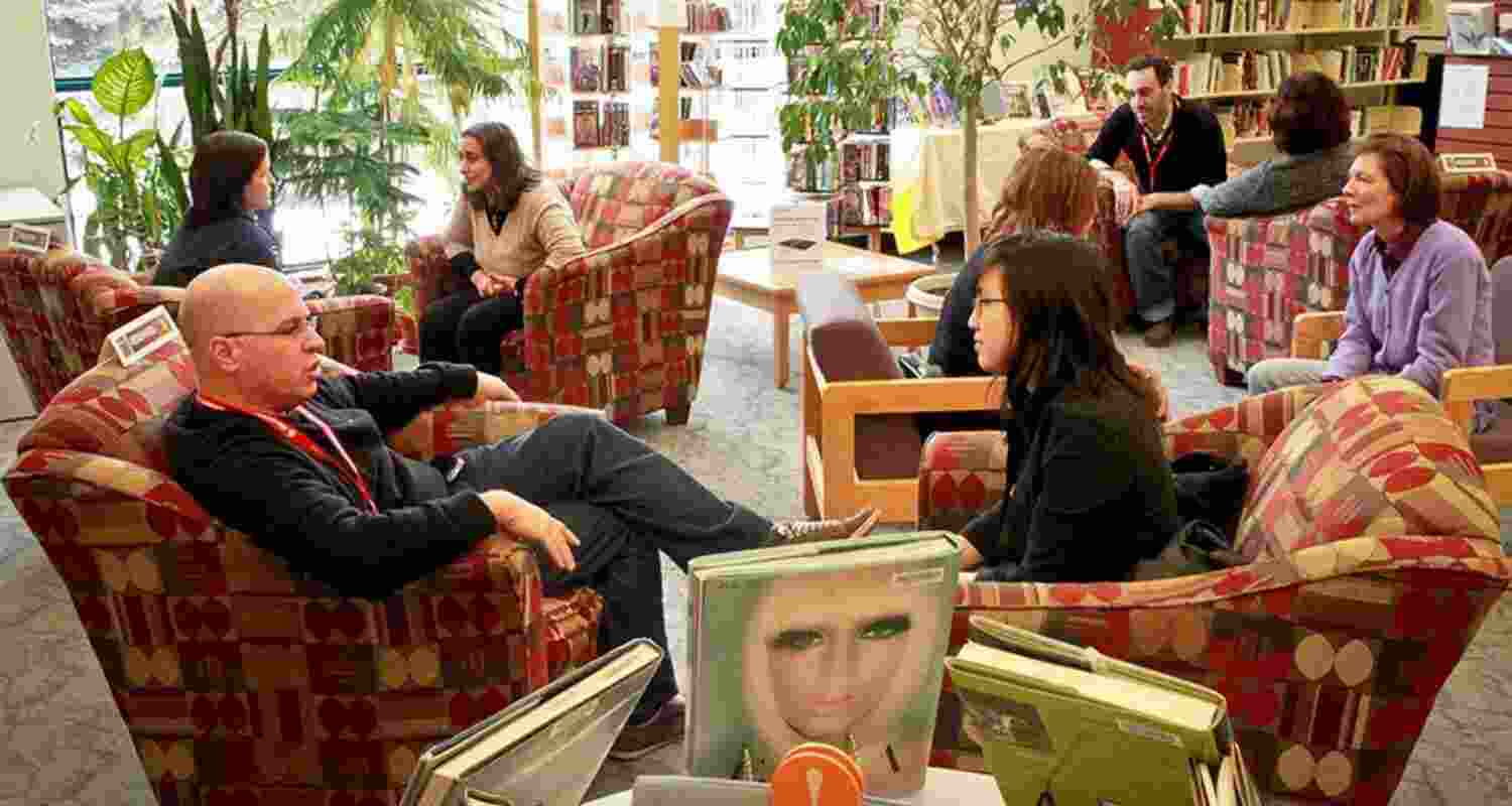 The Human Library concept help people share their lived experiences like open books. The Human Library concept help people share their lived experiences like open books.