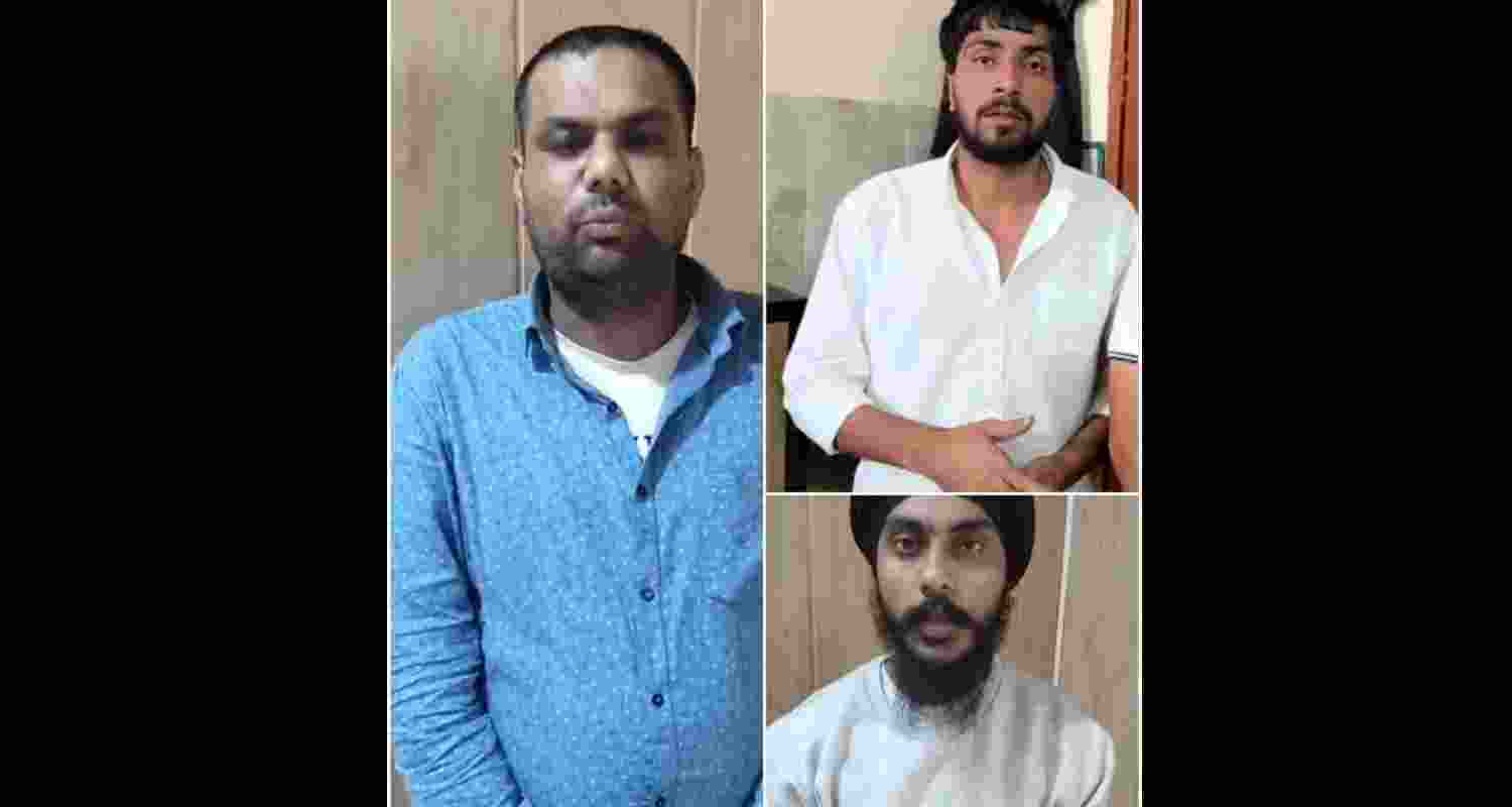 Three youths who were deported from the United States for travelling illegally through the ‘donkey route’. Three youths who were deported from the United States for travelling illegally through the ‘donkey route’.