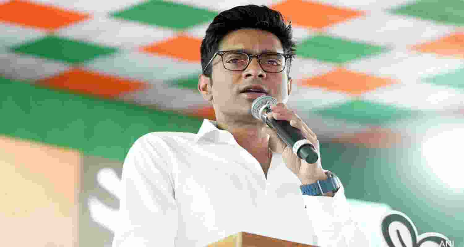 TMC MP Abhishek Banerjee - file image. TMC MP Abhishek Banerjee - file image.