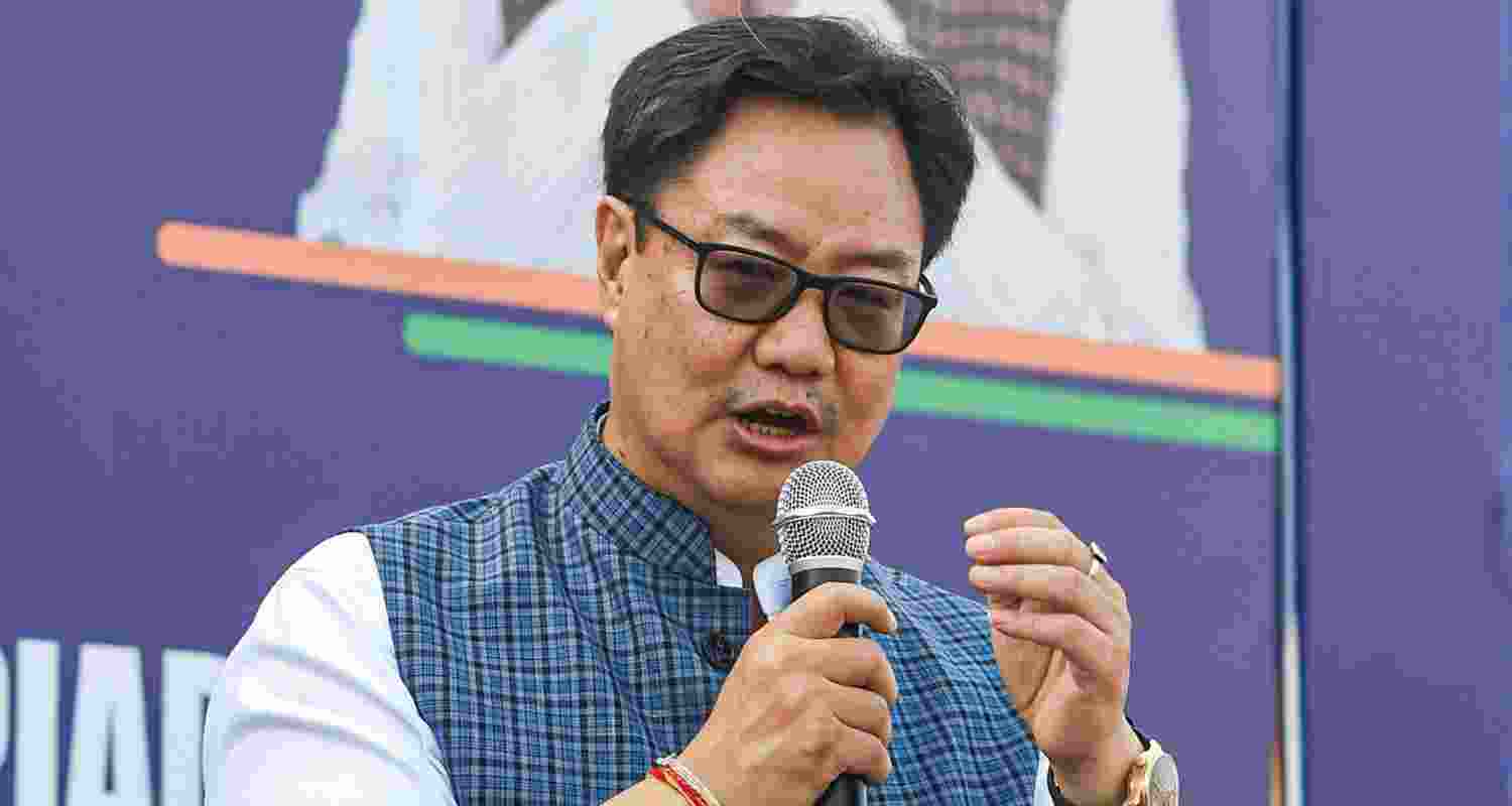 Union Minister for Parliamentary and Minority Affairs, Kiren Rijiju. Union Minister for Parliamentary and Minority Affairs, Kiren Rijiju.