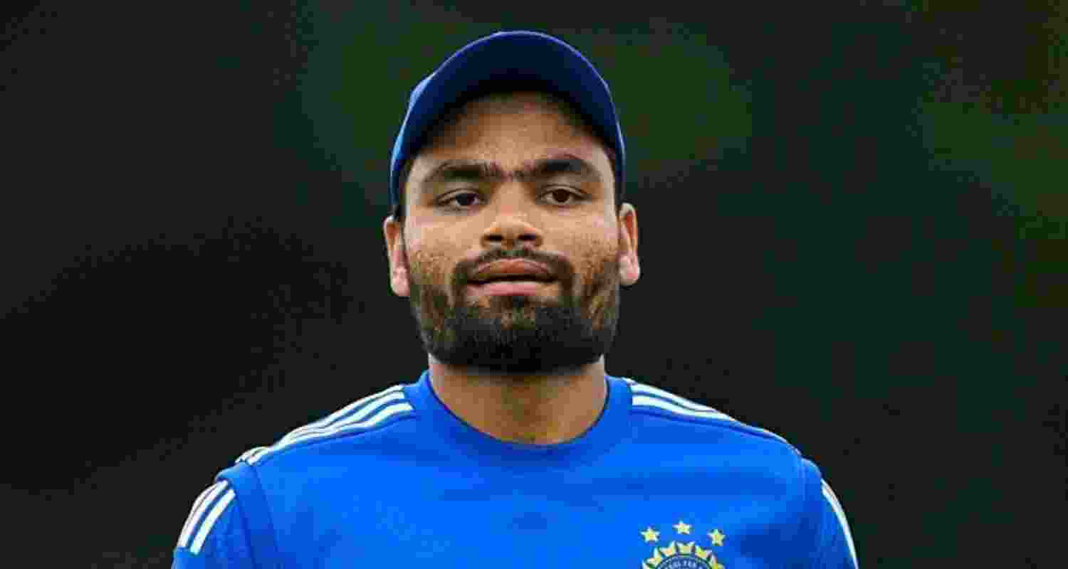 Middle order batter Rinku Singh. Image: X. Middle order batter Rinku Singh. Image: X.