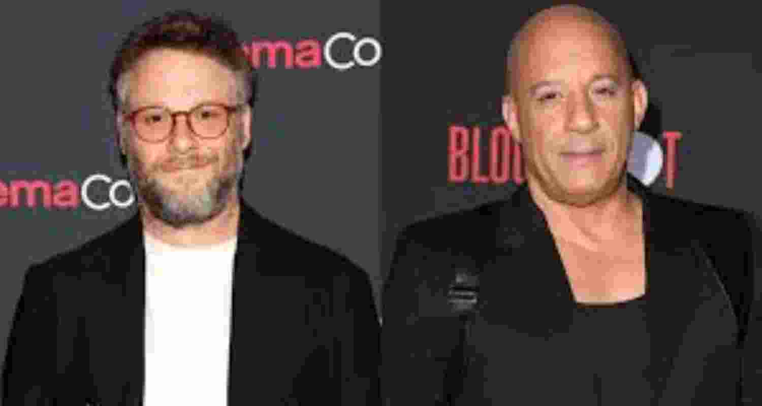 Seth Rogen (L) and Vin Diesel Seth Rogen (L) and Vin Diesel
