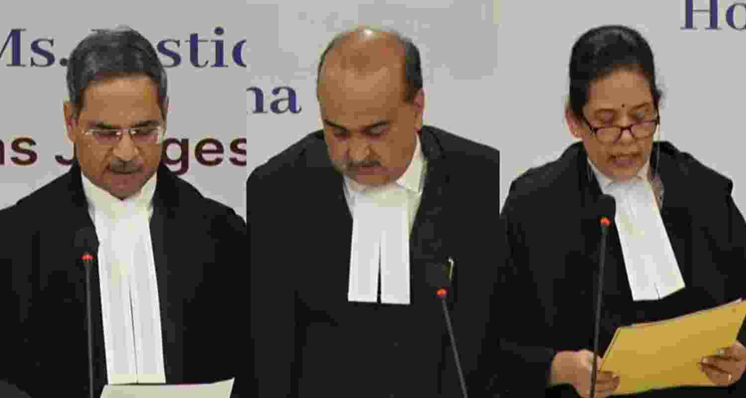 Three new judges sworn in at Delhi High Court Three new judges sworn in at Delhi High Court