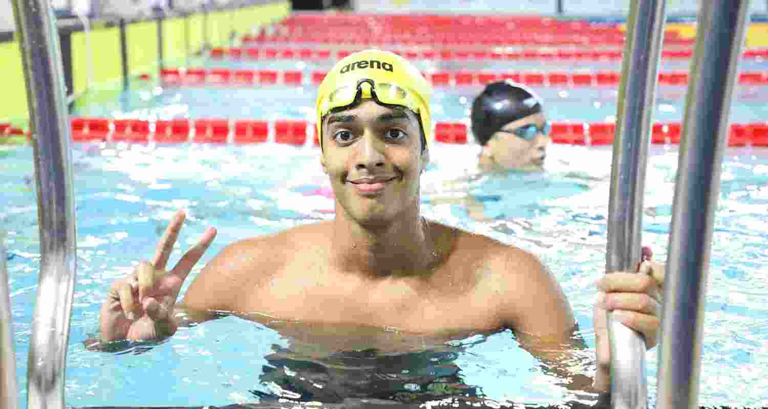 Srihari Nataraj Breaks 100m Freestyle Best Indian Time. Srihari Nataraj Breaks 100m Freestyle Best Indian Time.